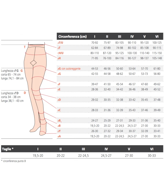 LASTOFA - Calza Terapeutiche Cotone Classe 2 - AG Calza Coscia 1 LASTOFA - Calza Terapeutiche Cotone Classe 2 - AG Calza Coscia
