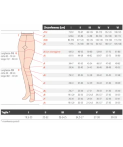 LASTOFA - Calza Terapeutiche Cotone Classe 2 - AG/T Monocollant (singolo)