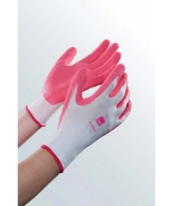 Medi - Guanti Di Gomma Con Grip - Guanti In Tessuto Medi Senza Lattice (paio)