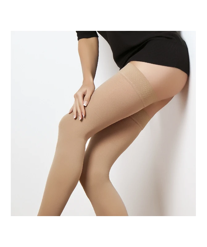 Medi - Mediven Cotton - Calze Compressive Medicali In Cotone Classe Di Compressione 1, Punta Aperta - AG Autoreggente 3 Medi - Mediven Cotton - Calze Compressive Medicali In Cotone Classe Di Compressione 1, Punta Aperta - AG Autoreggente - immagine 3