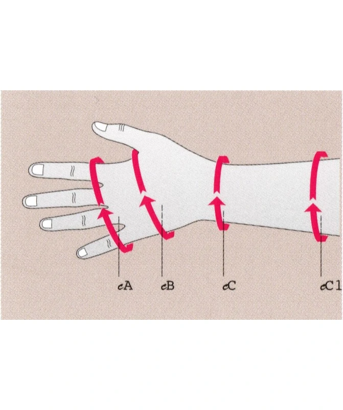 Medi - Mediven Harmony - Bracciali E Palmari Compressivi A Trama Tubolare Classe 1 - Palmare Senza Dita 2 Medi - Mediven Harmony - Bracciali E Palmari Compressivi A Trama Tubolare Classe 1 - Palmare Senza Dita - immagine 2