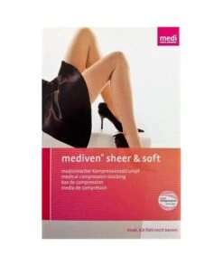 Medi - Mediven Sheer & Soft - Calze Compressive Medicali Classe 1, Punta Chiusa - AT Collant -ANNA mediven sheer soft collant k1 2