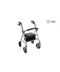 Moretti - Teti - Rollator Pieghevole In Acciaio Con Freni E Sedile