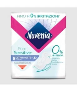 TENA Nuvenia - Pure Sensitive Ultra - Assorbenti Con Ali Notte - 8pz -ANNA nuvenia pure sensitive ultra assorbenti con ali notte 8pz 5