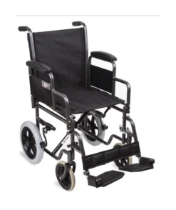 Praxis - PMN NEOS TR - Carrozzina Pieghevole Da Transito In Acciaio A Crociera Singola