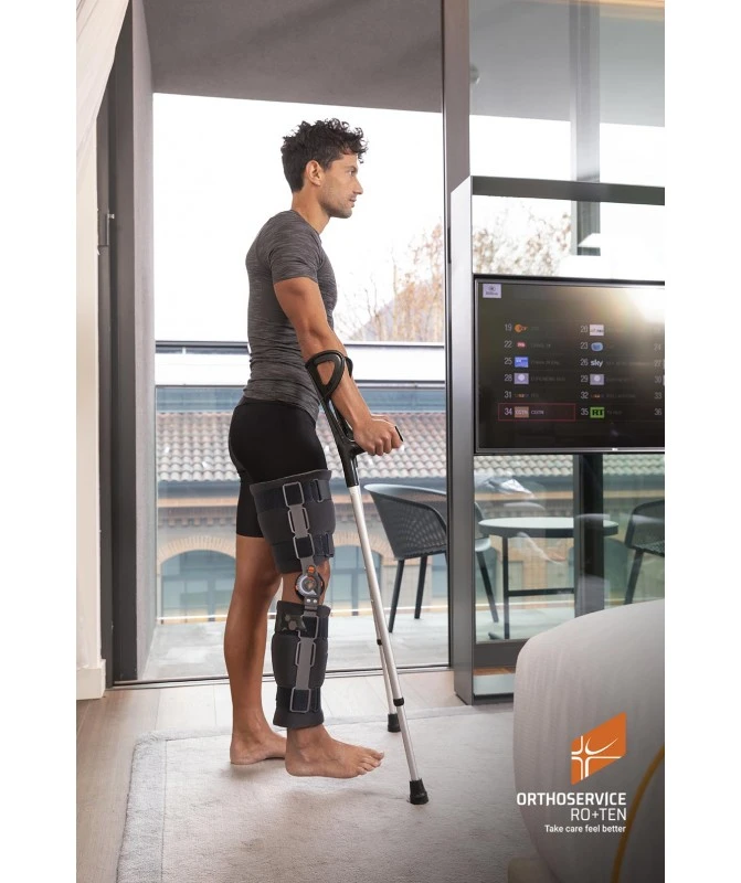 RO+TEN - GO UP Basic - Ortesi Per Ginocchio Post-operatoria A Movimento Graduato 2 RO+TEN - GO UP Basic - Ortesi Per Ginocchio Post-operatoria A Movimento Graduato - immagine 2