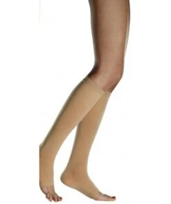 Ro+Ten - Linea Natural - Calze Medicali In Filato Misto-cotone, Classe 1, Punta Aperta - AD Gambaletto (paio) -ANNA roten linea natural calze medicali in filato misto cotone classe 1 punta aperta ad gambaletto paio 2