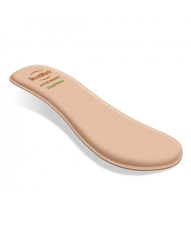 TecniWork - Active Memory Bamboo - Soletta In Memory Foam (1 Paio) 1 TecniWork - Active Memory Bamboo - Soletta In Memory Foam (1 Paio)