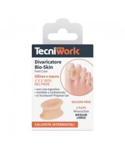 TecniWork - Bio-Skin - Divaricatore Per Dita Dei Piedi - 1 Pezzo -ANNA tecniwork bio skin divaricatore per dita dei piedi 1 pezzo 2