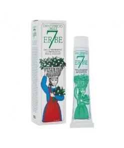 Zeta-Farmaceutici - 7 Erbe - Dentifricio Pacco Doppio - 50+50ml